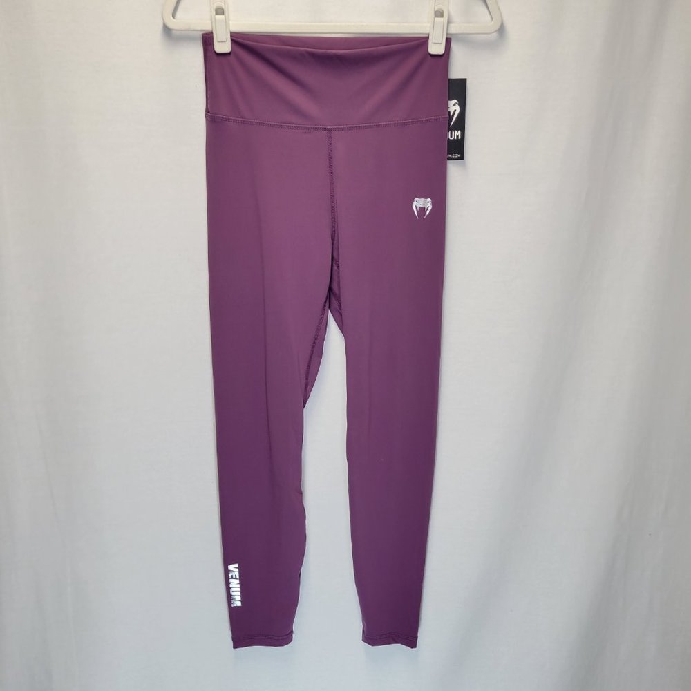 Venum Women's Large Essential Leggings Purple High Waist